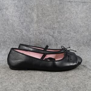 Wonder Nation Shoes Kids 5 Ballet Flats Girls Slip On Black Bow Casual Dress